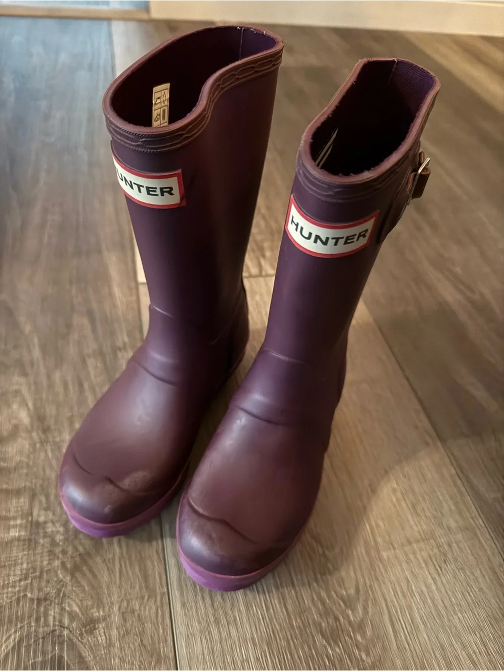 Hunter Women's Plum Tall Rain Boots